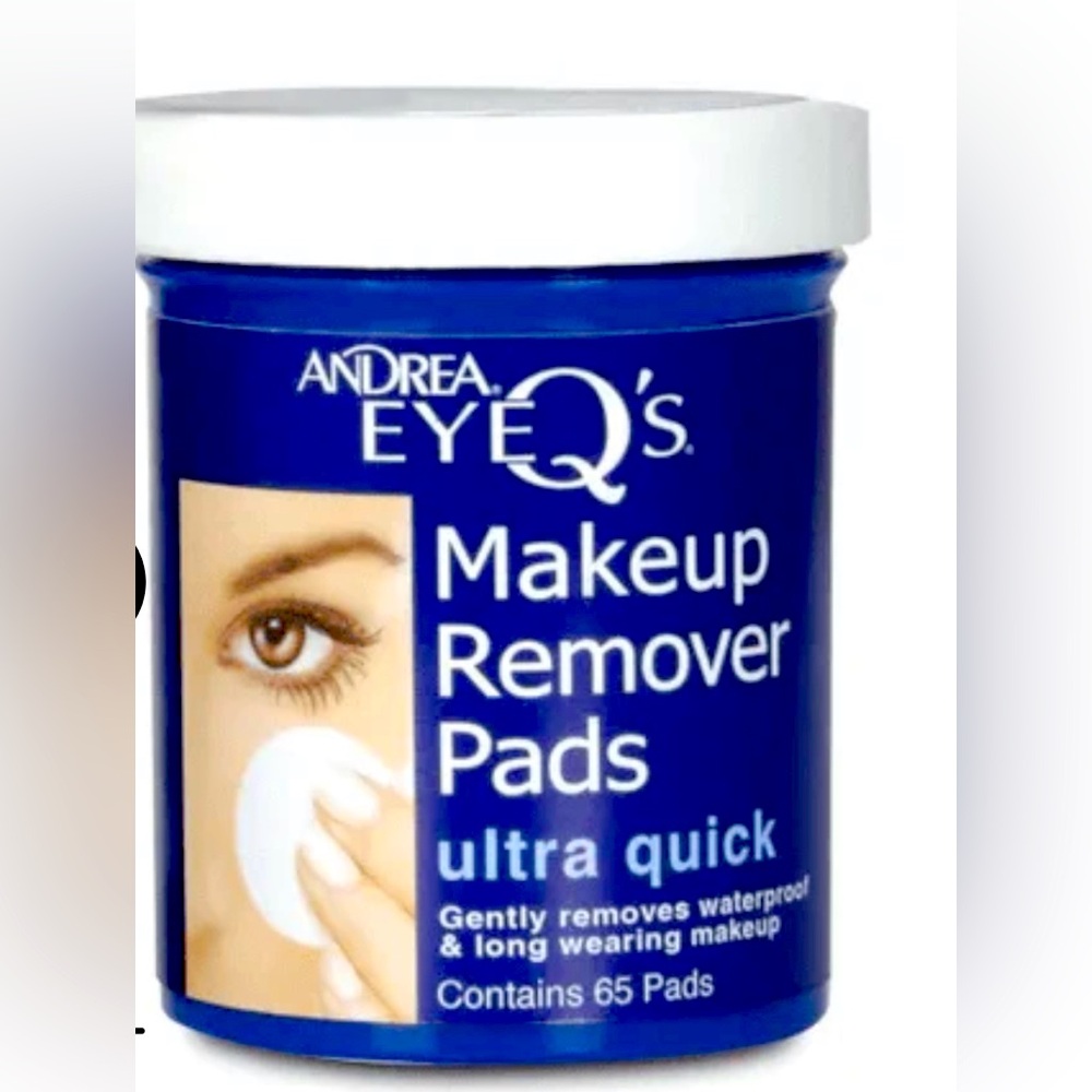 Andrea Eye Q's Eye Makeup Remover, Pads, Ultra Quick 65 pads